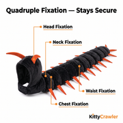 PuppyCrawler™ Dog Centipede Costume | Soft Plush, Adjustable Fit